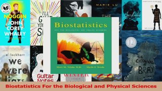 PDF Download  Biostatistics For the Biological and Physical Sciences Download Full Ebook