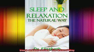Sleep and Relaxation  The Natural Way
