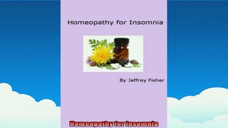 Homeopathy for Insomnia