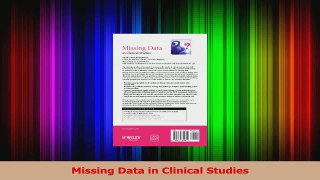 PDF Download  Missing Data in Clinical Studies Download Online