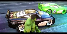 HULK CARS SMASH PARTY! Custom Green Lightning McQueen CARS!!   Finger Family Songs Nursery Rhymes