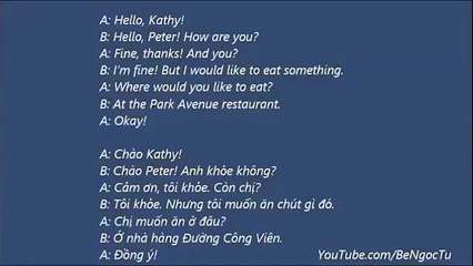 Học tiếng Anh cơ bản cho người mới bắt đầu Bài 6