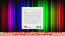 Read  Japanese Death Poems Written by Zen Monks and Haiku Poets on the Verge of Death EBooks Online