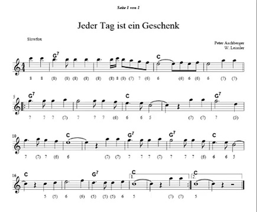 Jeder Tag ist ein Geschenk - Mundharmonikaspielen.de