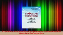 PDF Download  Problems And Solutions in Quantum Computing And Quantum Information Read Full Ebook