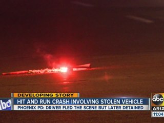 Driver arrested in Phoenix hit and run