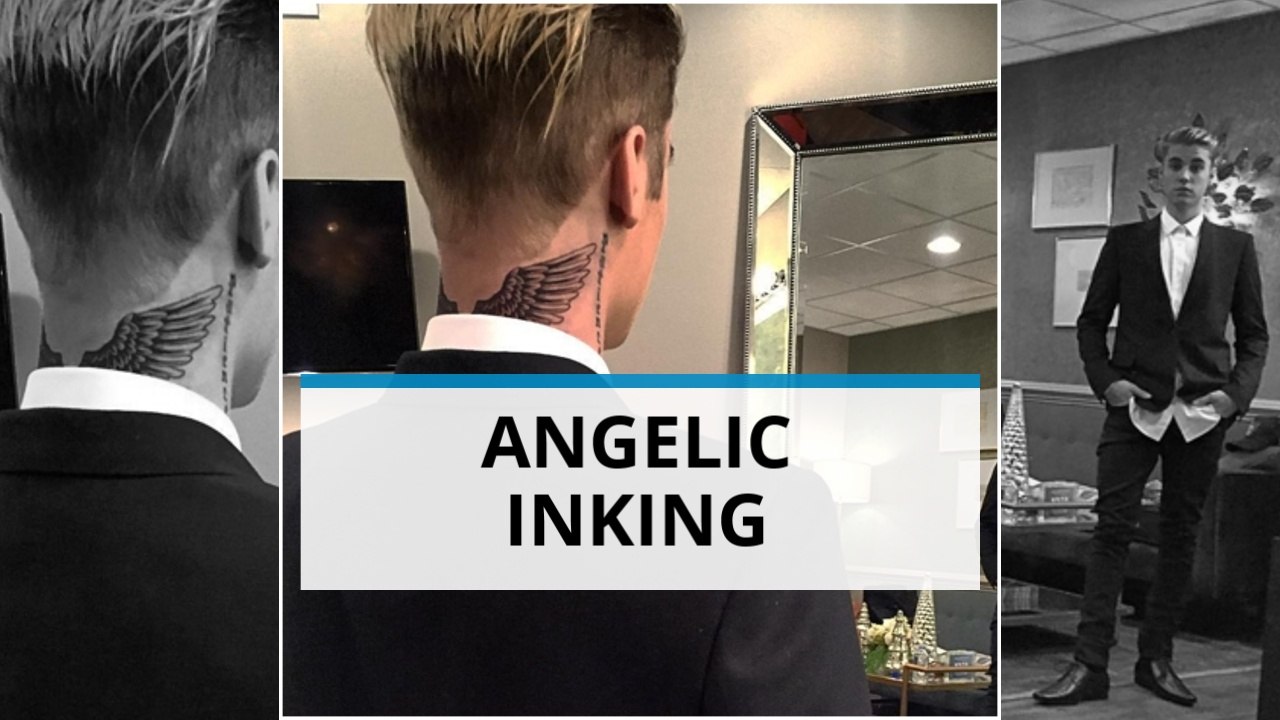 Justin Bieber is inking an Angelic statement