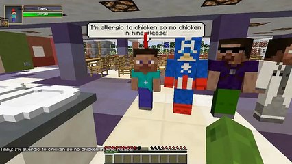 Minecraft School : MAKING EPIC SANDWICHES!