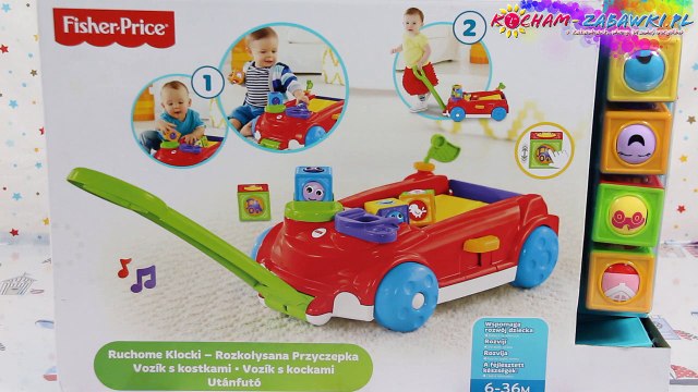 Fisher-Price - Roller Blocks Rockin' Wagon / Przyczepka z Ruchomymi Klockami - CFM97 - Recenzja