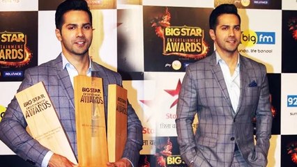 Varun Dhawan @ Big Star Entertainment Awards 2015