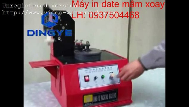 Máy in date trên hộp nhựa, máy in date trên tuýp mỹ phẩm, máy đóng date trên vỏ hộp nhựa/ nắp chai