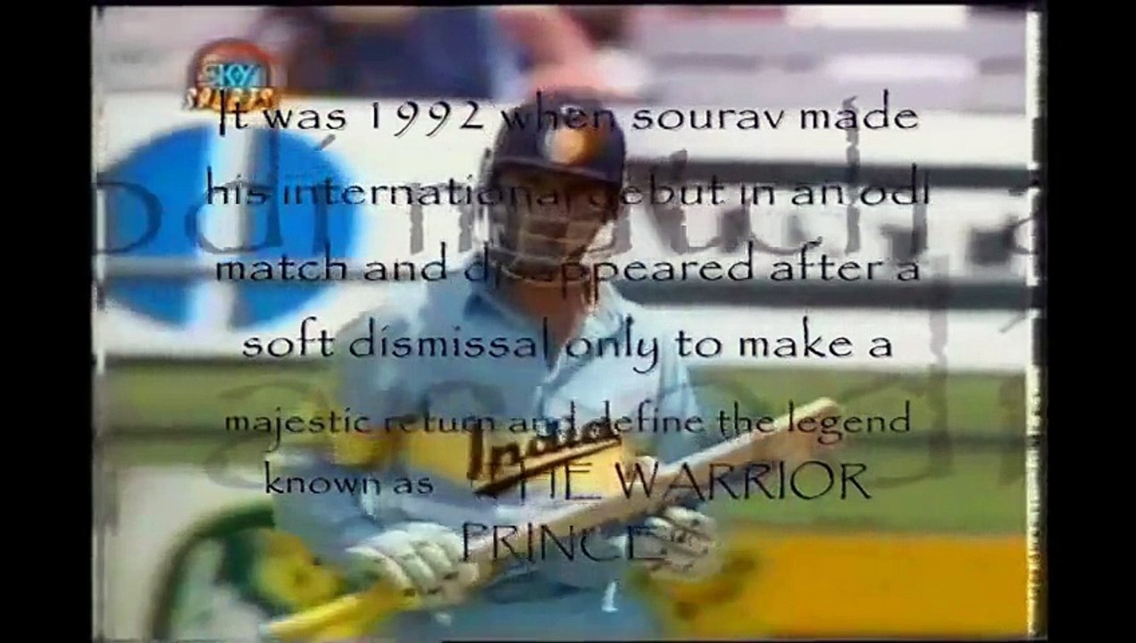 Cricket Videos of India  Sourav Ganguly Batting, Sourav Ganguly Rare Cricket Moments Compilation
