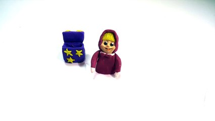 Masha and the Bear Play Doh Stop Motion Маша и Медведь