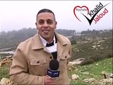 تاثير البرد على مراسل تلفزيون فلسطين |علي دار علي