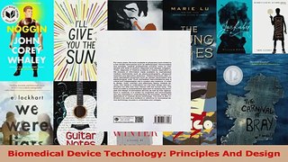 Biomedical Device Technology Principles And Design Read Online