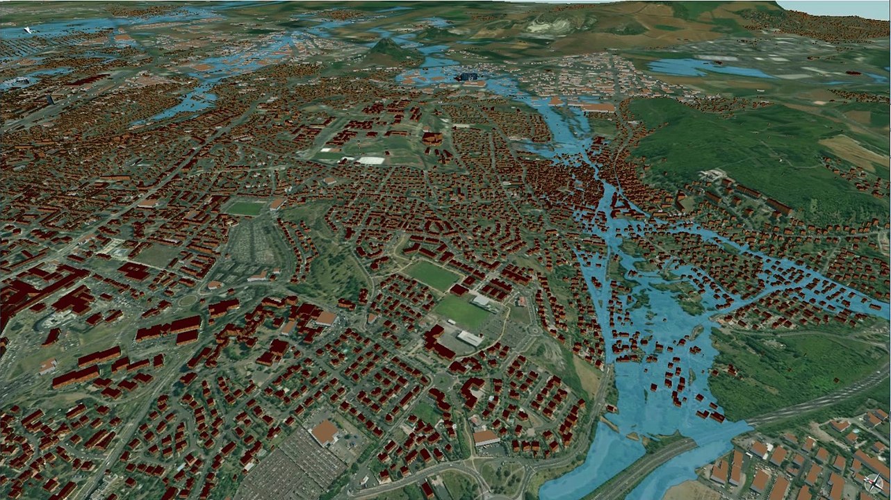 Que se passerait-il en cas d'inondation ? simulation autour de l'Artière, dans l'agglomération clermontoise