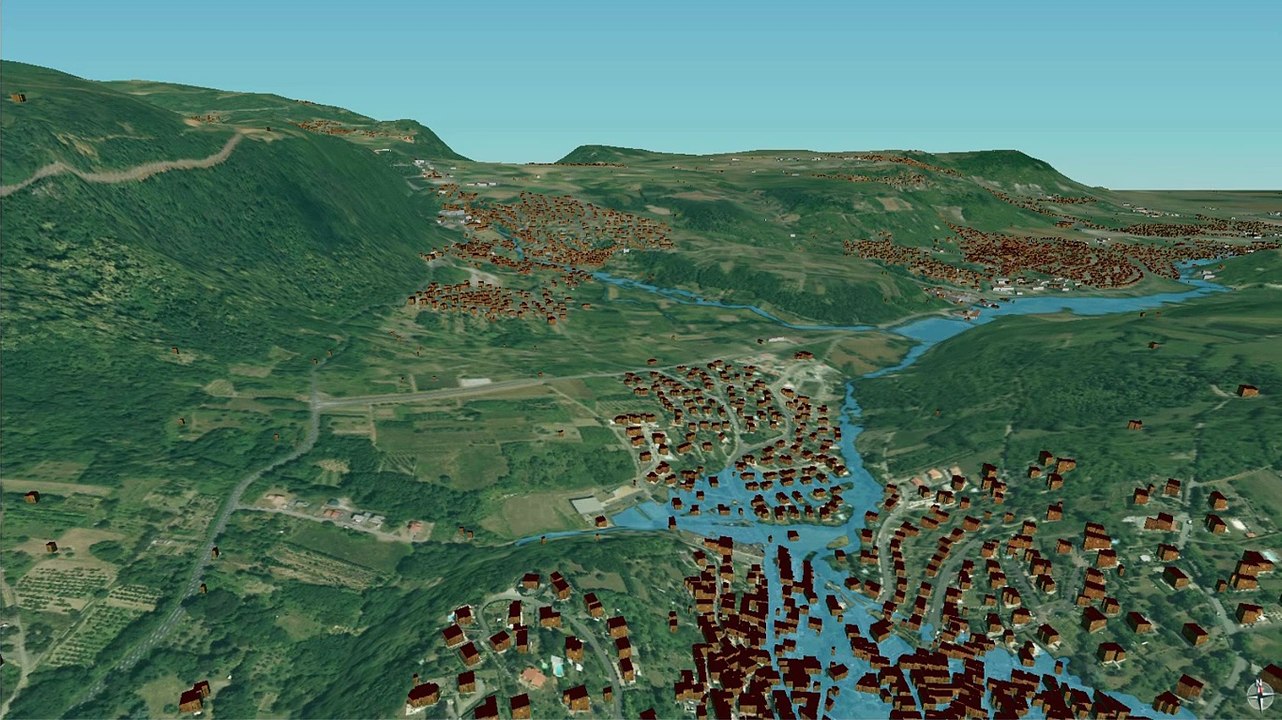 Que se passerait-il en cas d'inondation ? simulation autour du Bedat, dans l'agglomération clermontoise