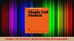 PDF Download  Single Cell Protein Biotechnology Monographs PDF Online