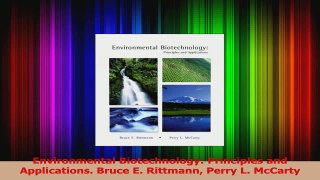 Environmental Biotechnology Principles and Applications Bruce E Rittmann Perry L Download