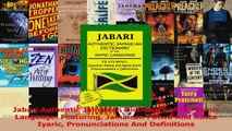 Download  Jabari Authentic Jamaican Dictionary of the Jamic Language Featuring Jamaican Patwa And PDF Free