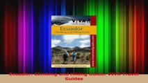 Read  Ecuador Climbing and Hiking Guide VIVA Travel Guides Ebook Free