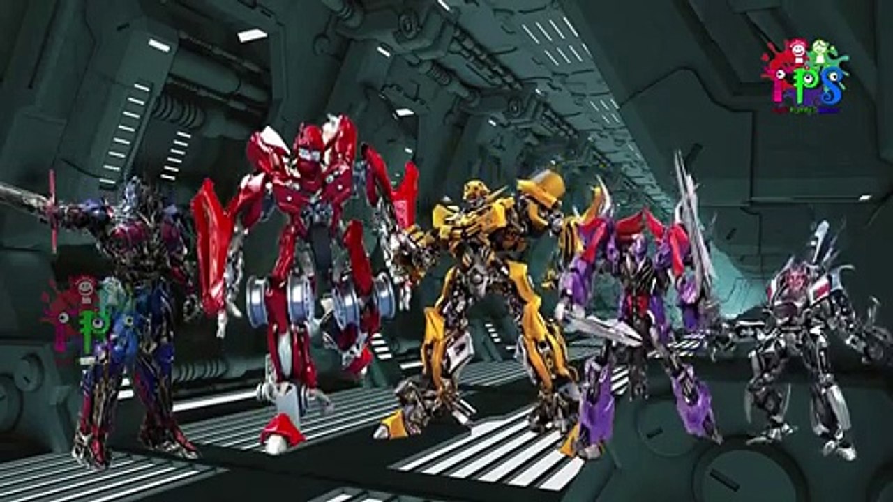 Finger Family TRANSFORMERS Cartoon Nursery Rhymes | Daddy Finger Animation Rhymes for Kids