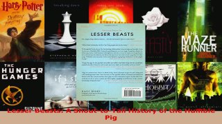Download  Lesser Beasts A SnouttoTail History of the Humble Pig PDF Online