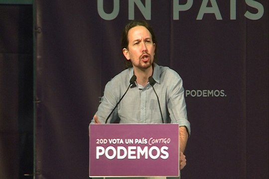 Pablo Iglesias pide el voto: Váyase a casa, señor Rajoy