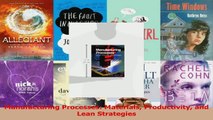 Download  Manufacturing Processes Materials Productivity and Lean Strategies Ebook Online