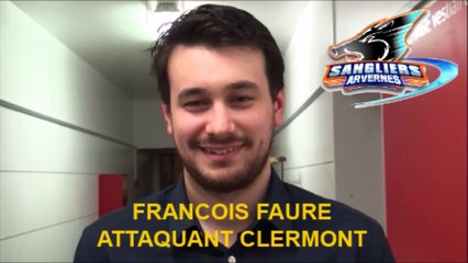 HH 2015-12-05 Hockey D2 - Interview François Faure Attaquant des Sangliers Arvernes Clermont-Ferrand - Clermont _VS_Rouen (CHAR)