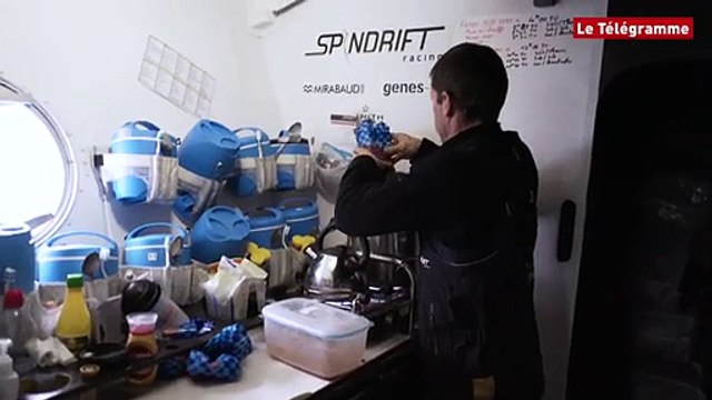 Trophée Jules Verne. Spindrift : la nourriture à bord