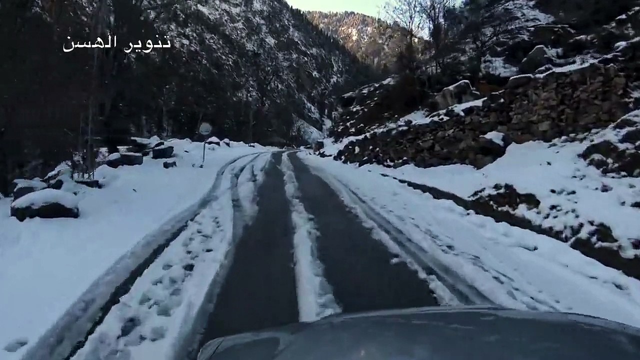Naran raod in snow