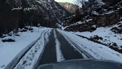 Naran raod in snow