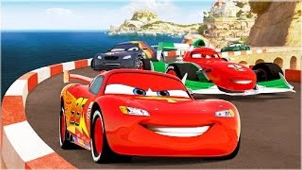 Lightning McQueen Cars 2 HD Race Gameplay with Francesco Bernoulli! Disney Pixar Cars Nurs