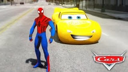 Disney Cars Pixar Spiderman Nursery Rhymes & Lightning McQueen Yellow (Songs for Children