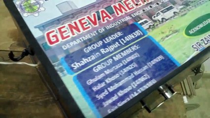 Geneva Mechanism By 14-INDUSTRIAL (MUET, JAMSHORO)