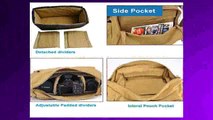 Best buy Camera Shoulder Bag  BESTEK Waterproof Canvas SLR DSLR Camera Bag with Shockproof Insert