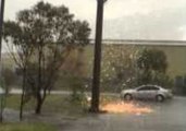 Driver Survives Epic Lightning Strike