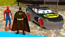 Disney Custom Cars Batman Pixar McQueen w/ Batman