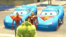 Spiderman Disney Cars, Iron Man, Hulk, Nurseryrhymes, Custom Superman Lightning Flash Mcqu