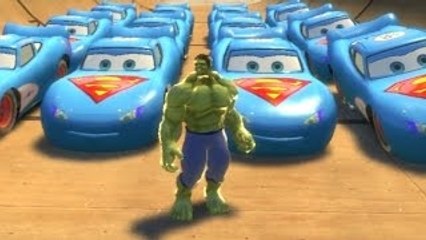 Disney Nursery Rhymes The Incredible HULK Smash Pixar Superman Cars Flash Mc Queen