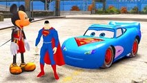 MICKEY MOUSE AND SUPERMAN MCQUEEN CARS! Custom Disney Pixar Cars Lightning McQueen!