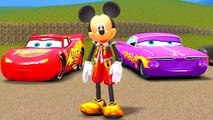 Mickey Mouse Plays w/ Lightning Flash McQueen CARS Pixar