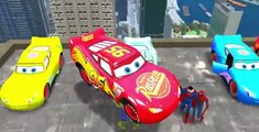 Superman, Batman, Spider-man & HULK Custom Lightning Mcqueen Cars!