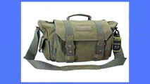 Best buy Camera Shoulder Bag  SLR Camera Bag Evecase Large Canvas Messenger SLRDSLR Camera Bag with Rain Cover for