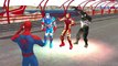 Spider-Man Custom Lightning Mcqueen Cars! Songs for Children Epic Race Spiderman VS Iron Man