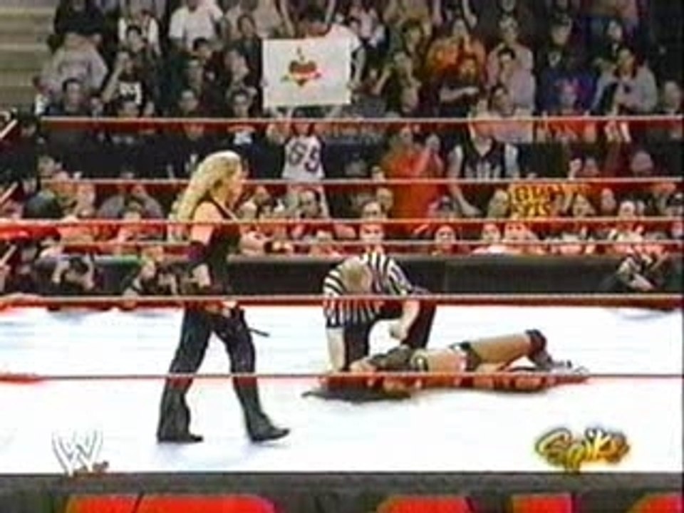 Trish tries to set up Lita