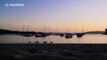 Just a stunning video of the sunset over Sydney Harbour
