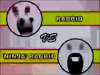 Conejos locos Rabbids vs Rabbids Ninja Creek Rabbit Ninja