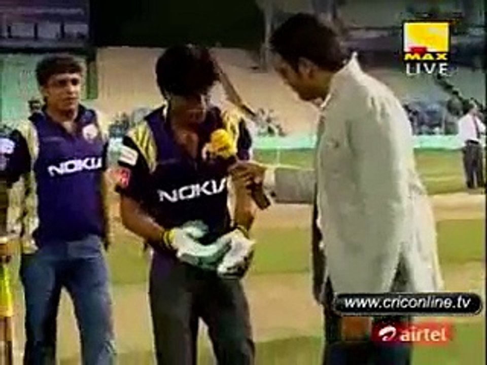 Shahruk Khan Batting in ipl 2011 for KKR HD -